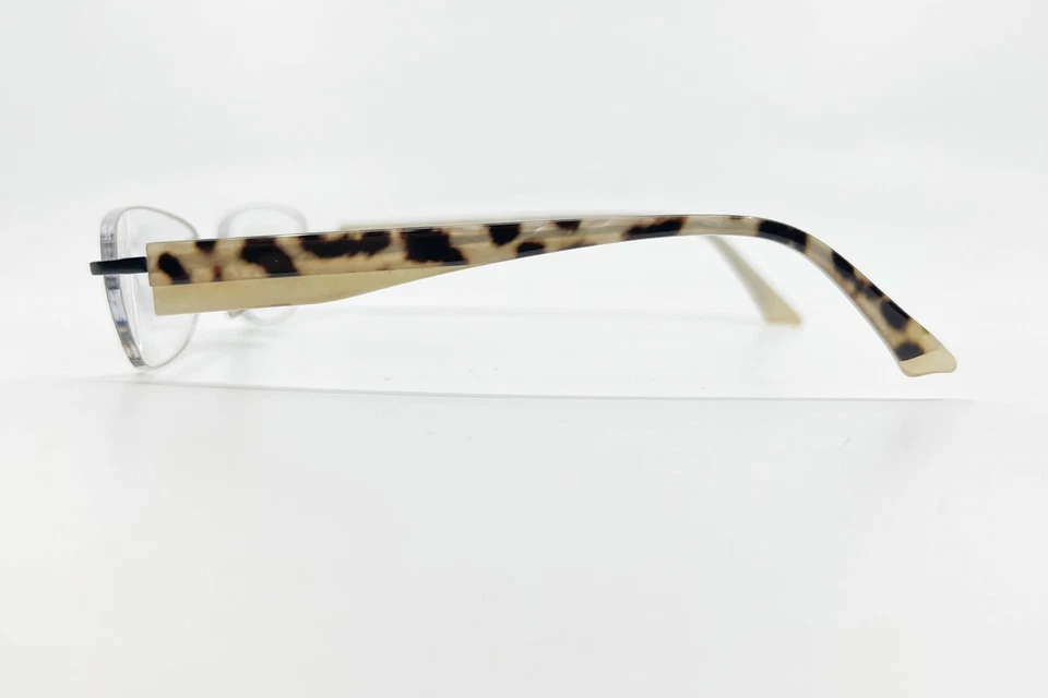 Gafas de mujer Marchon Airlock 2 AL800/117 108 beige guepardo ovaladas sin montura 52 mm Foto 3 de 4