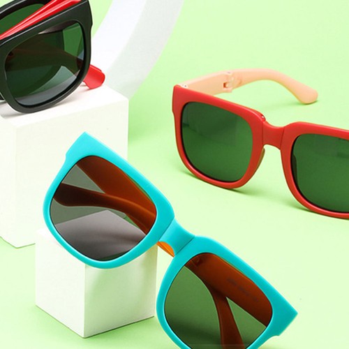 2 Pairs Children's Folding Sunglasses Kids Outdoor Girl Foldable for - Picture 9 of 12