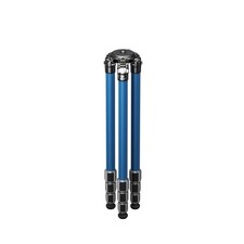 Leofoto LMP-404CL Long Water-Resistant Carbon Fiber Tripod w 100mm bowl-Blue