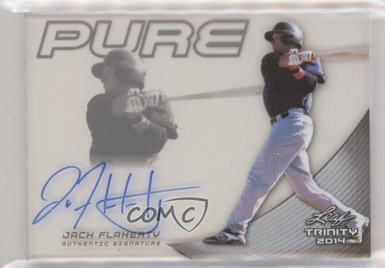 2014 Leaf Trinity Pure Jack Flaherty #P-JF1 Auto 1x9