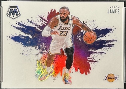 2024-25 Panini Mosaic - City Edition LeBron James #286 Red Mosaic