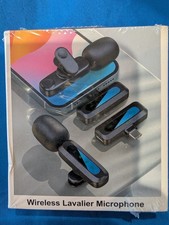 Wireless Lavalier Microphone for iPhone, iPad, USB-C New