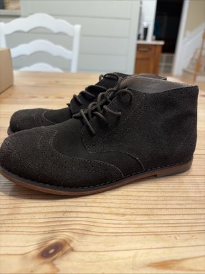 Janie and Jack Dark Brown Boys Boots Sz 13