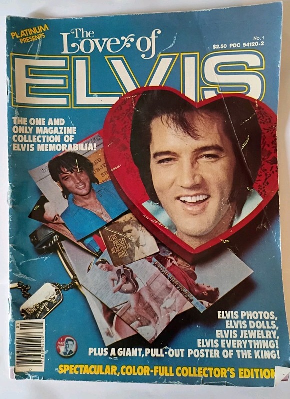 Vintage Platinum Presents The Love Of Elvis 1979 Posters Intact Bonus Photo