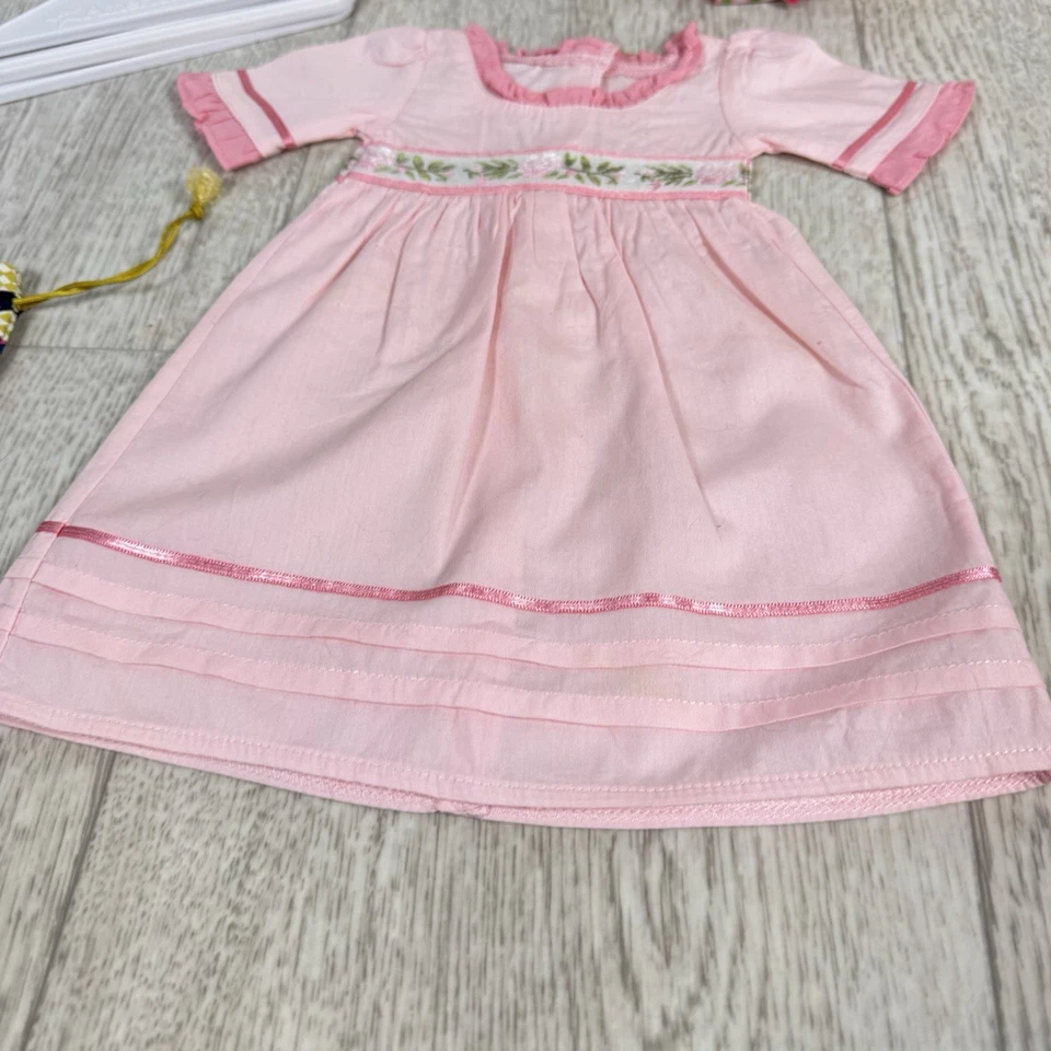 Conjunto de traje de reunión American Girl Doll Caroline 1812 bolso, vestido, zapatos y sombrero Foto 2 de 4