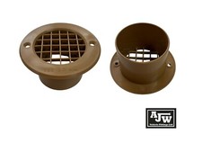 2 X Gas Drop Out Vent Vents 75mm x 35mm BEIGE Motorhomes Campervans Caravan