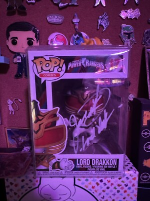 Funko POP! Power Rangers Lord Drakkon #17 Signed By Jason David Frank PSA