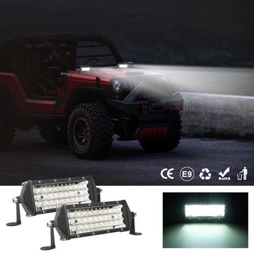 Hot Sales 2PCS 8Inch 300W 5-Row Spot Flood Combo LED Light for Truck ATV UTV - Foto 6 di 12