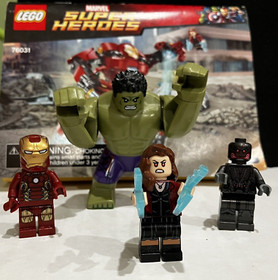 retired Lego Marvel Age of Ultron Hulk buster building set toy missing one used