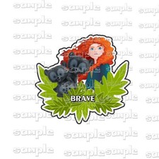 Disney Brave dc Premade Scrapbook Page Paper Piece die cut