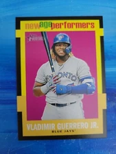 2020 Topps Heritage New Age Performers Vladimir Guerrero Jr Blue Jays #NAP-10