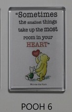 FRIDGE MAGNET ❤ SOMETIMES SMALLEST THINGS TAKE UP THE MOST ROOM IN YOUR HEART ❤