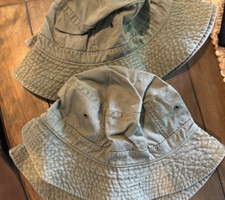 PIGMENT DYED WASHED COTTON BUCKET HAT - SIZE S/M