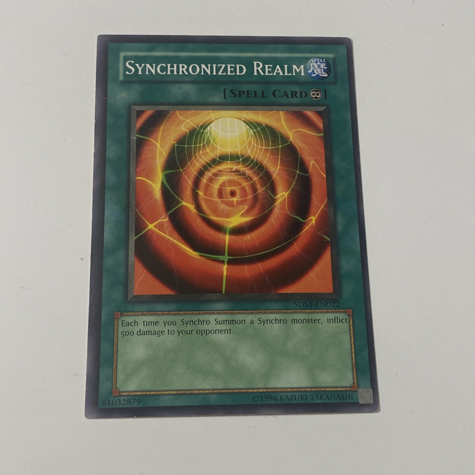 Yu-Gi-Oh! Sammelkarte – 'Synchronized Realm' (5DS1-EN022) – Common – Aus Dem 5DS Starter Deck (Unlimited Edition)