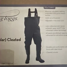 Frogg Toggs CASCADE Bootfoot Chest Wader Size 12