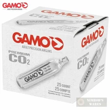 GAMO 12 gram CO2 25-pk Air Gun Air Rifle AirSoft 62124702554 FAST SHIP