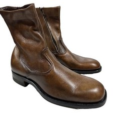 Alden 470 Rare Solid Dress Shoe Pull On Boots Side Zip Boot 2B8024 Mens Sz 7D