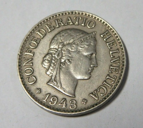 lot07 - Pièce suisse de 10 centimes 1943 Suisse CONFŒDERATIO HELVETICA