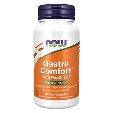 NOW FOODS Gastro Comfort with PepZin GI 60 Ve...