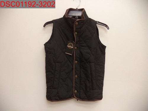 NWOT - Fieldstone Men's Black Heritage Quilted Vest, Size XS