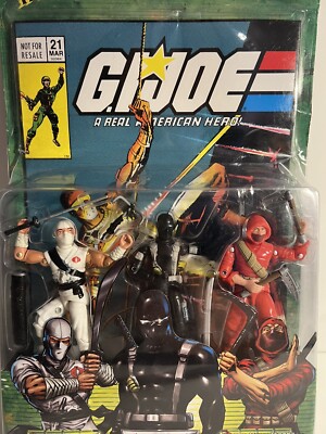 2005 GI Joe Valor Vs Venom 3 Pack Storm Shadow/Snake Eyes/Red
