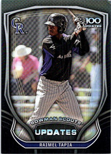 2015 Bowman Scouts Updates Top 100 Baseball #BSU-RT Raimel Tapia Rockies 