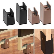 4 Pieces Bed Leg Risers Portable Chair Height Extenders for Table Bed Home