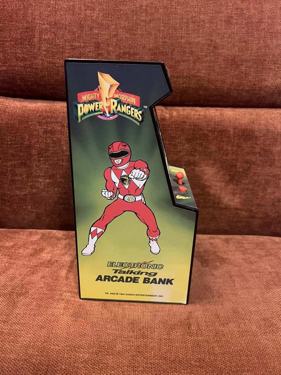 Mighty Morphin Power Rangers Electronic Talking Arcade Bank