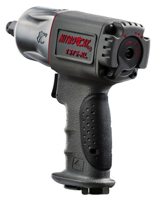 AIRCAT 1375XL NITROCAT 1/2" "Mini" Composite Impact Wrench with Twin Hammer