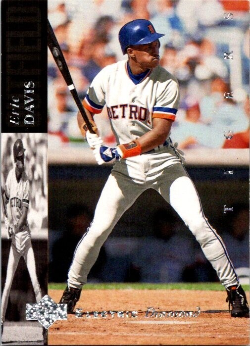 1994 Upper Deck Eric Davis #261 Electric Diamond Detroit Tigers Cincinnati Reds