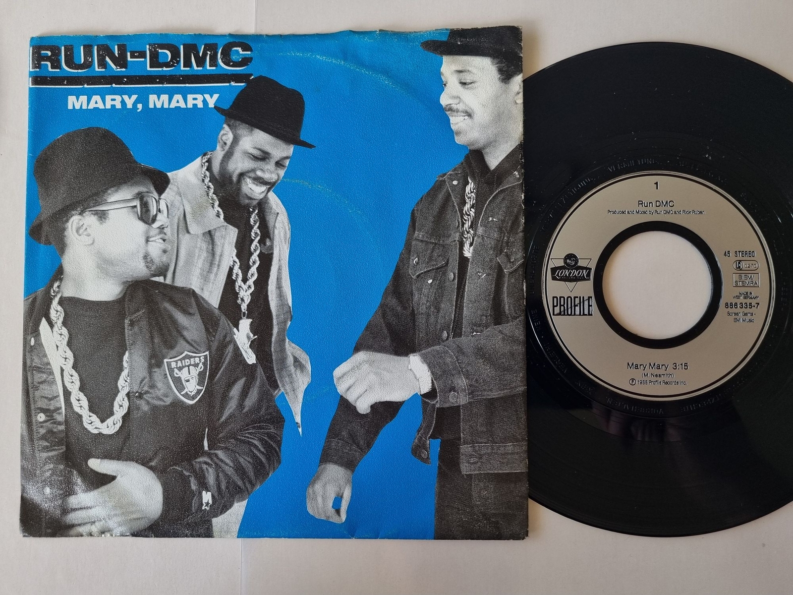 Run DMC - Mary, Mary 7'' Vinyl Germany