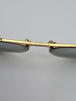 B&L Ray-Ban 希少美品 AIR BOSS G-31 ミラー/ブラック Vintage B&L Ray Ban Bausch & Lomb G31 Gray DGM Mirror Black 62mm