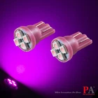 10x #555 T10 3528 4 SMD LED Arcade Pinball Machine Light Bulb Pink 6.3V P3
