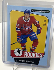 2024-25 Parkhurst Champions Logan Mailloux #263 Baby Blue /25