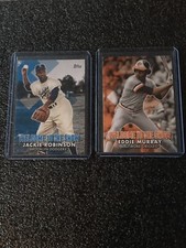 2022 topps baseball. welcome to the show lot, Jackie Robinson, Eddie Murray.
