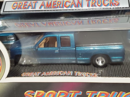 GREAT AMERICAN SPORT TRUCKS K-LINE METALLIC AQUA CHEVY C1500 G1510-02 1995 1/43 - Picture 2 of 12
