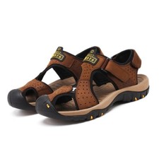 Summer Sandals Men Beach Non-slip Wearproof Anti-collision Soft Slippers