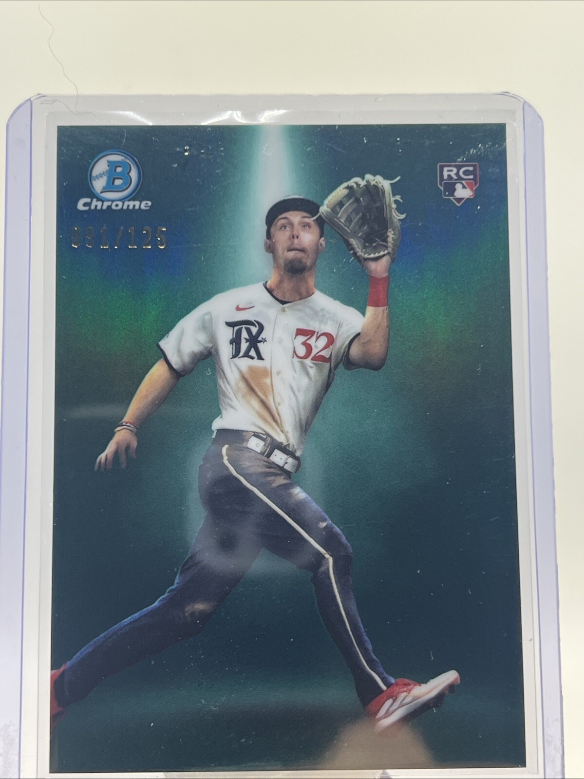 2024 Bowman Chrome Bowman Spotlights Aqua Refractors #BS14 Evan Carter RC /125