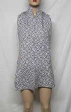 CALVIN KLEIN Signature Rectangular Women's Winter Scarf  Gray White 9 X 68  NWOT