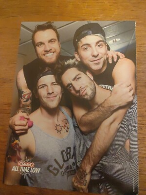 ALL TIME LOW 1 Page Clipping T199