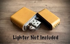 Genuine Leather Case for Zippo Lighter Standard Size (Made in USA ๐บ๐ธ)