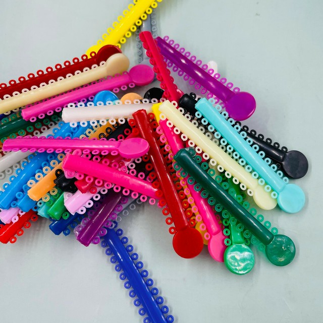 Mixed color 1040 Pcs Dental Orthodontics Elastomeric Ligature Ties