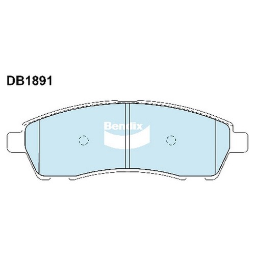 New Genuine BENDIX Heavy Duty Brake Pads Rear For Ford F250 F350 #DB1891HD - Picture 3 of 6
