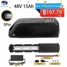 48V 15Ah li-ion Battery 40A 5Pin Base For 200W-1500W ebike Electric Bicycle Bike