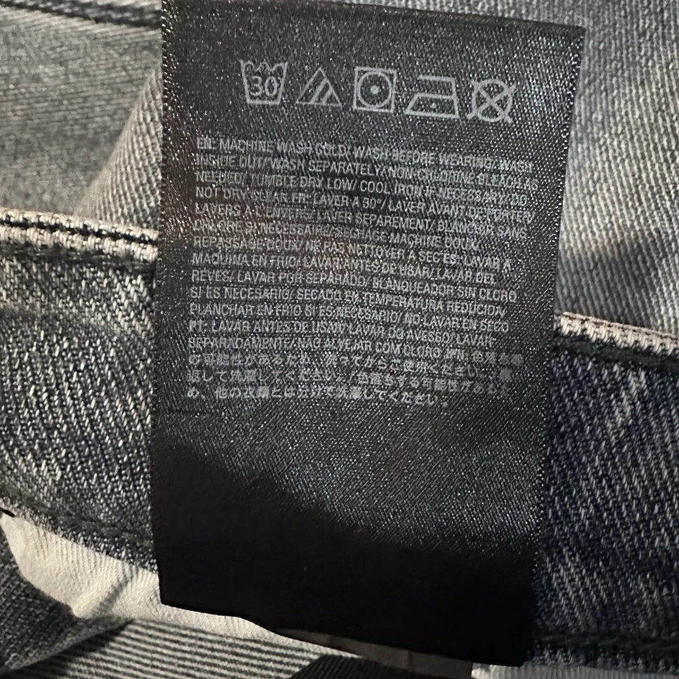 Volcom Jeans Mens Size 31 Blue Denim Vorta Slim Straight Skater Y2K Casual - Image 4 of 4