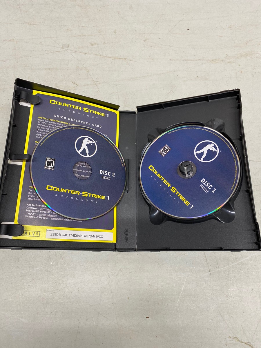 Counter Strike 1 Anthology PC Game Computer CD-ROM Reference