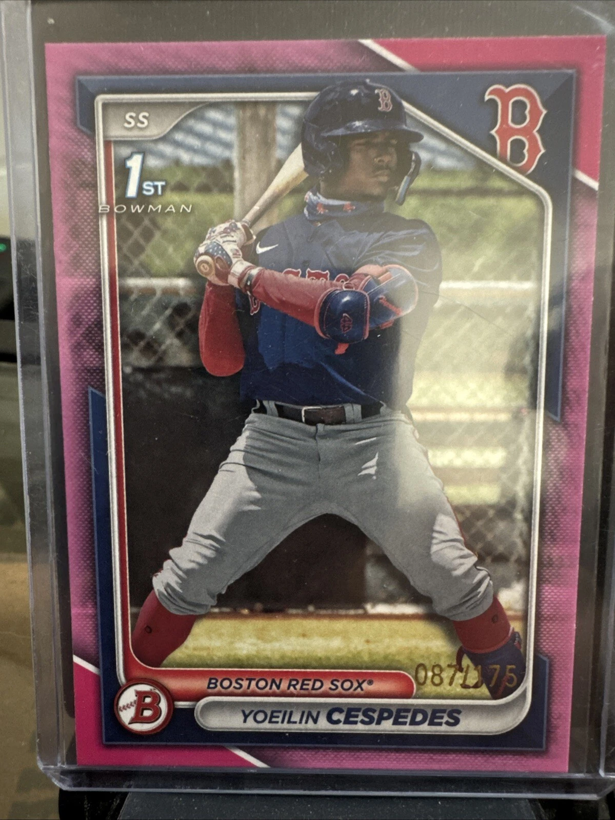 2024 Bowman - Prospects Pink Border #BP-139 Yoeilin Cespedes /175