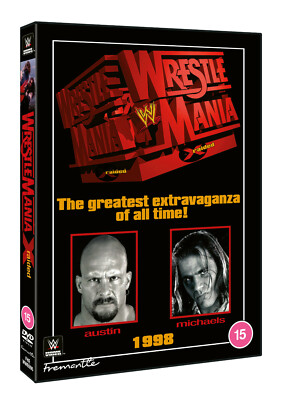 WWE WrestleMania 14 [DVD] *NEU* WM 1998 XIV Steve Austin vs. Shawn Michaels