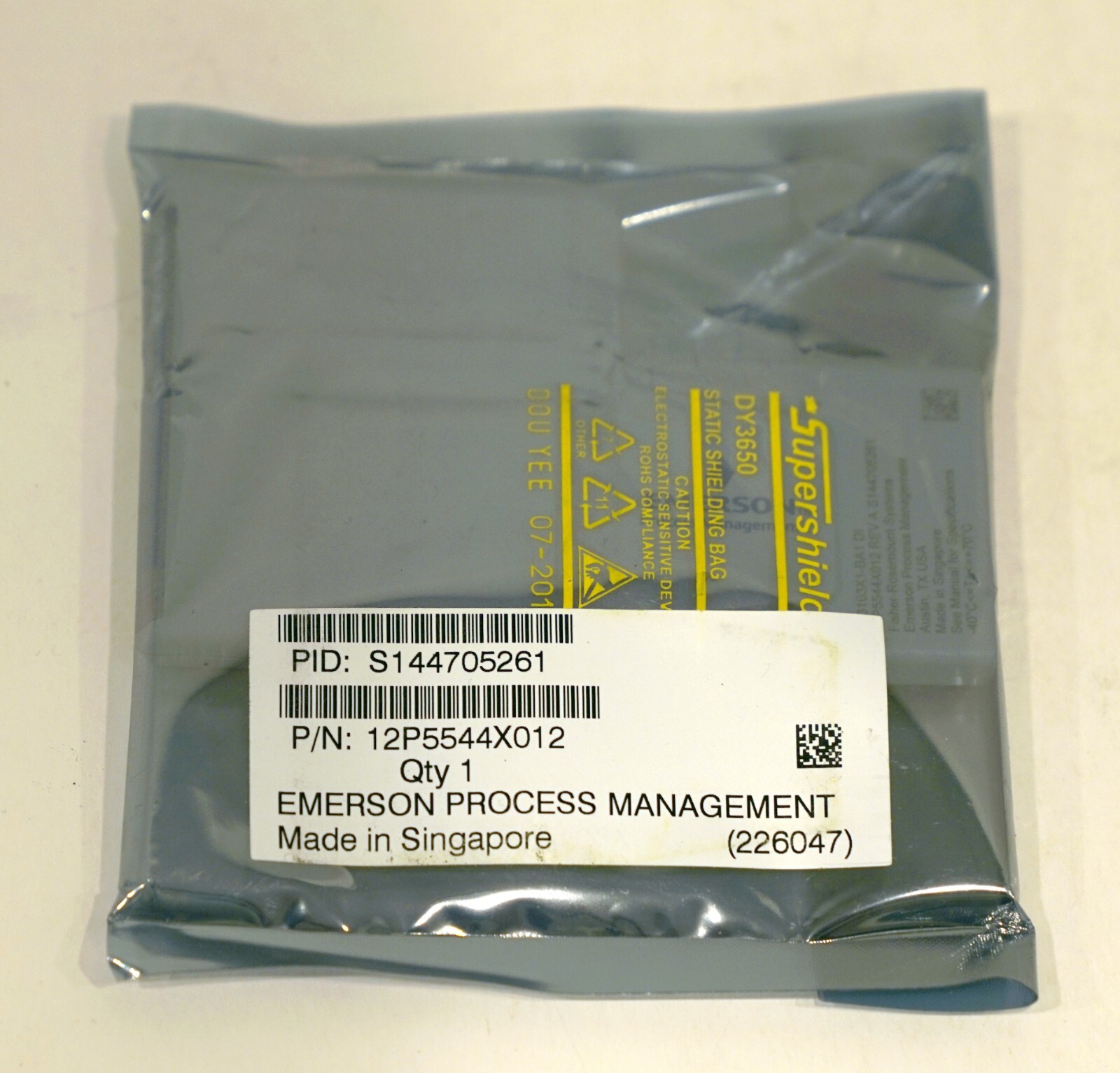 EMERSON DELTAV KL3103X1BA1 DI 12P5544X012 REV A PENDANT CHARM INPUT