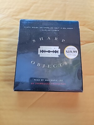 Sharp Objects A Novel by Gillian Flynn (2013, Compact Disc,...